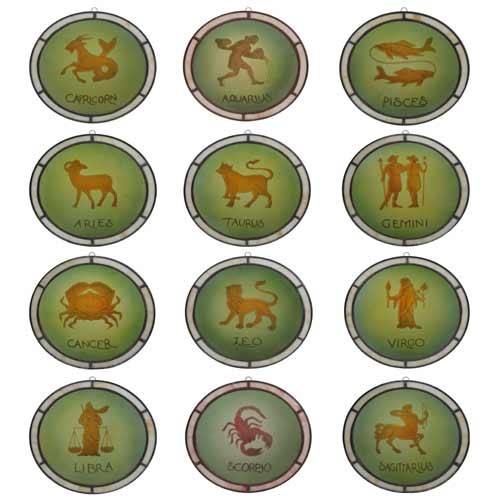 Zodiac Set Of 12 Sun Catchers